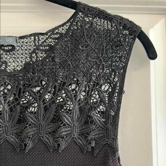 Black Embellished Mini Dress - Picture 2 of 5